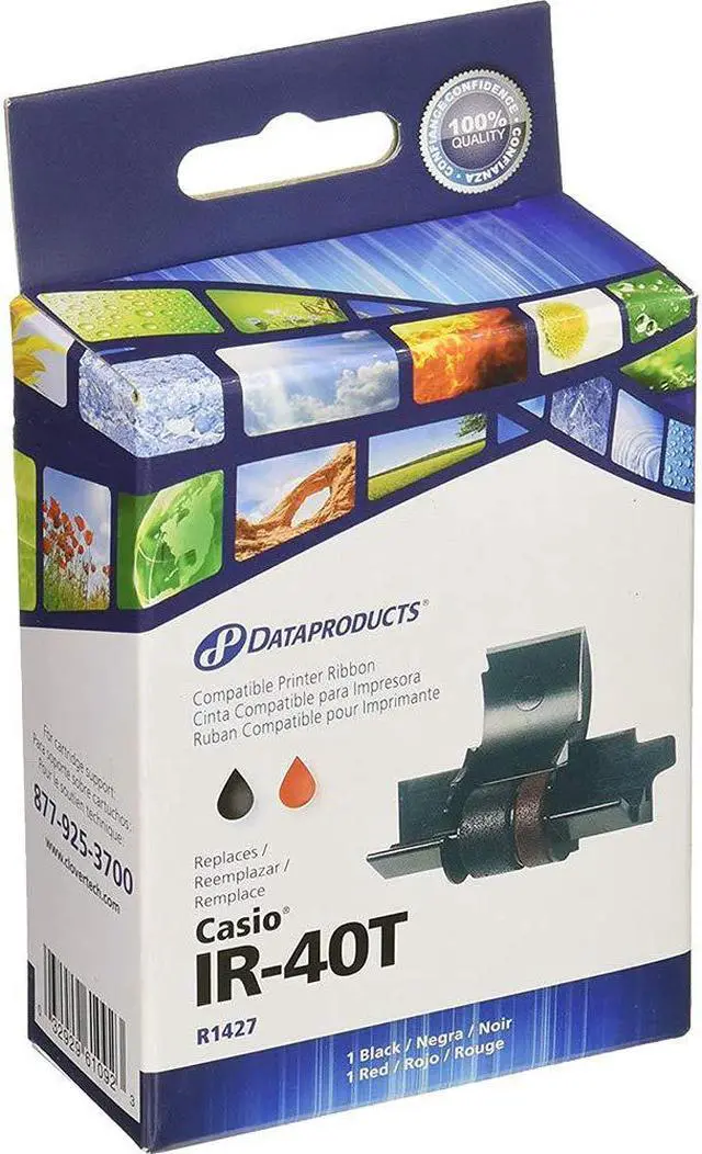 Alt view image 11 of 12 - DATAPRODUCTS R1427 DPC IR-40T RED/BLACK INK ROLLER