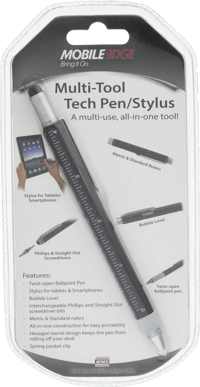 Alt view image 14 of 15 - BLACK MULTI-TOOL STYLUS/PEN