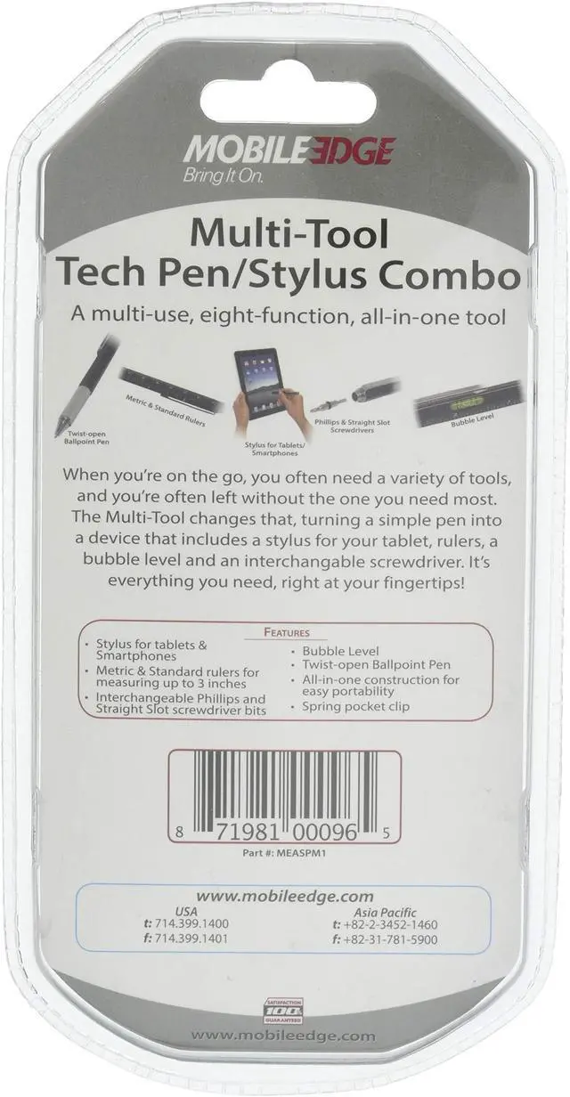 Alt view image 15 of 15 - BLACK MULTI-TOOL STYLUS/PEN