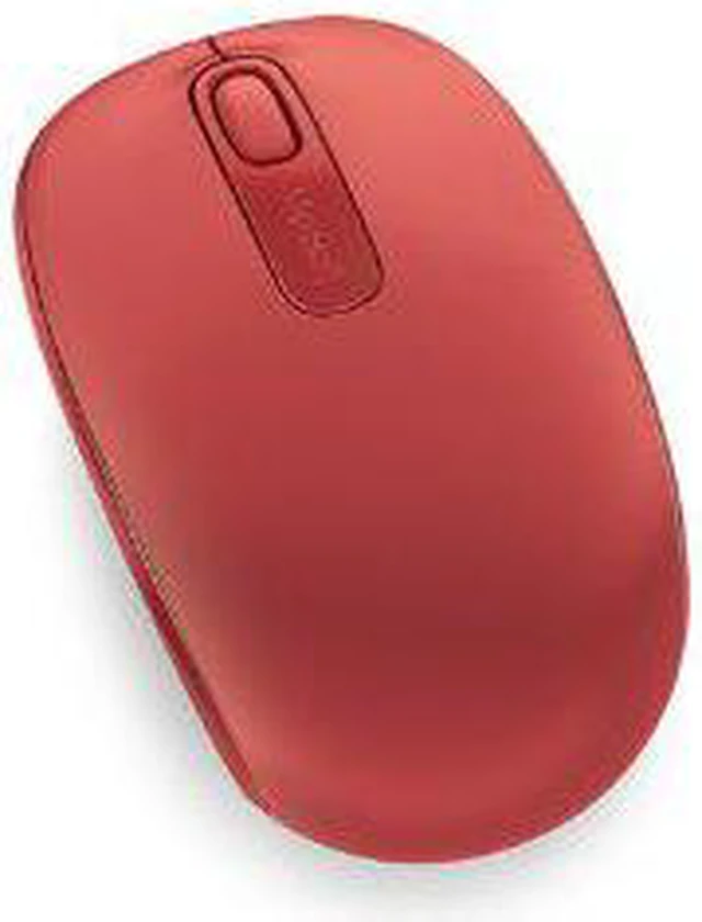 Alt view image 20 of 20 - Microsoft Wireless Mobile Mouse 1850 - Flame Red (U7Z-00031)