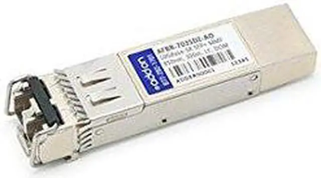 Alt view image 3 of 5 - AddOn Avago AFBR-703SDZ Compatible 10GBase-SR SFP+ Transceiver (MMF, 850nm, 300m, LC, DOM)
