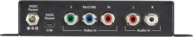Alt view image 5 of 9 - Black Box AVSC-VIDEO-HDMI Component/Composite-to-HDMI Scaler and Converter with Audio