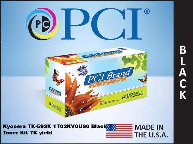 Alt view image 5 of 5 - Premium Compatibles TK592K-PCI Premium Compatibles Toner Cartridge - Replacement for Kyocera (TK592K) - Black - Laser - High Yield - 7000 Page