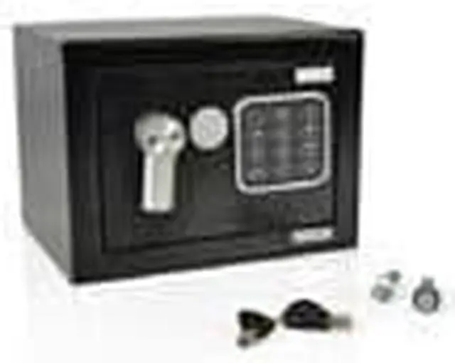 Alt view image 10 of 11 - Compact Electronic Safe Box with Mechanical Override, Includes Keys