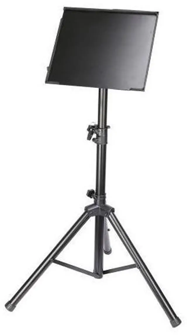 Alt view image 18 of 20 - Pyle PLPTS7 Universal Device Stand with Height Adjustable Tripod Mount for Projector, Laptop, Notebook, Mixer and DJ Equipment