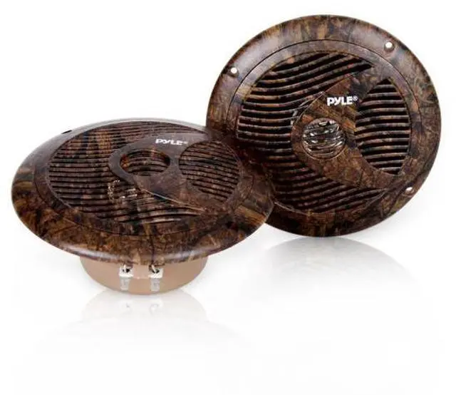 Alt view image 3 of 3 - Dual 6.5'' Waterproof Marine Speakers, Full Range Stereo Sound, Camo / Hunting Style, 150 Watt (Pair)