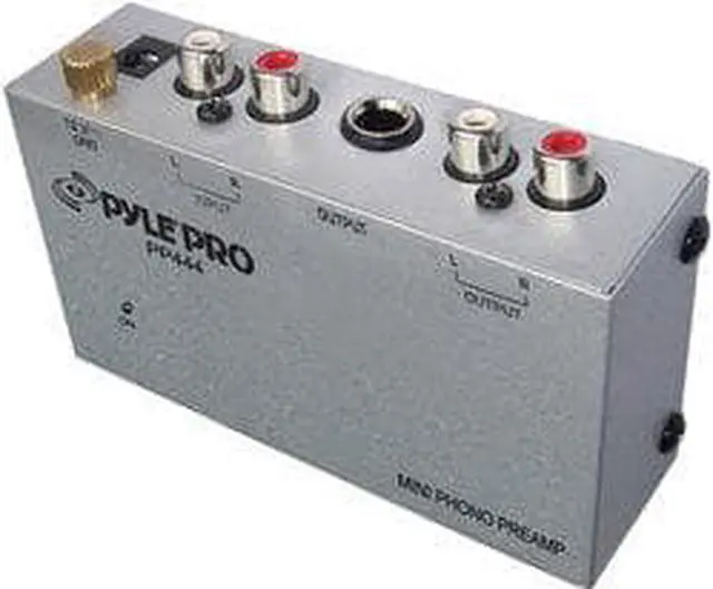 Alt view image 9 of 11 - Pyle Pro PP444 Ultra Compact Phono Turntable Pre Amplifier