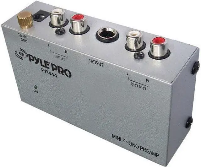 Alt view image 11 of 11 - Pyle Pro PP444 Ultra Compact Phono Turntable Pre Amplifier