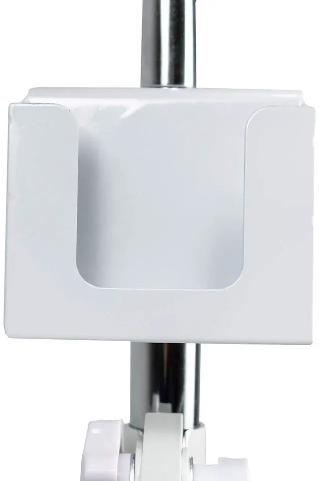 Alt view image 18 of 20 - CTA Digital PAD-HFSVU Gooseneck Floor Stand with VESA Plate and Storage Basket