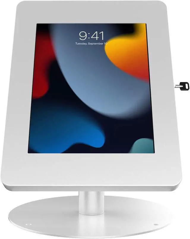 Alt view image 14 of 17 - CTA Digital Hyperflex Security Kiosk Stand for Tablets WHITE PADHSKSW