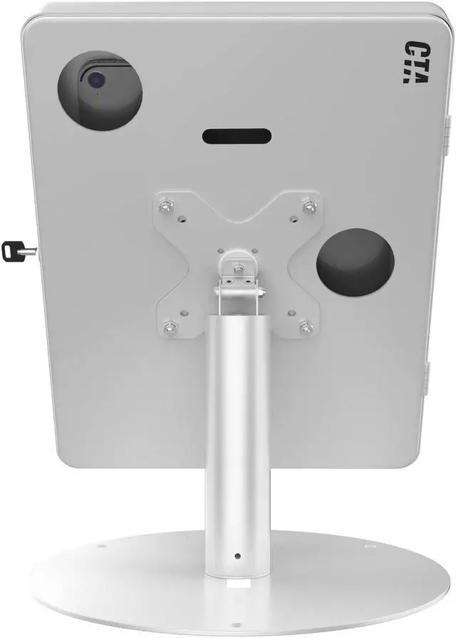 Alt view image 16 of 17 - CTA Digital Hyperflex Security Kiosk Stand for Tablets WHITE PADHSKSW