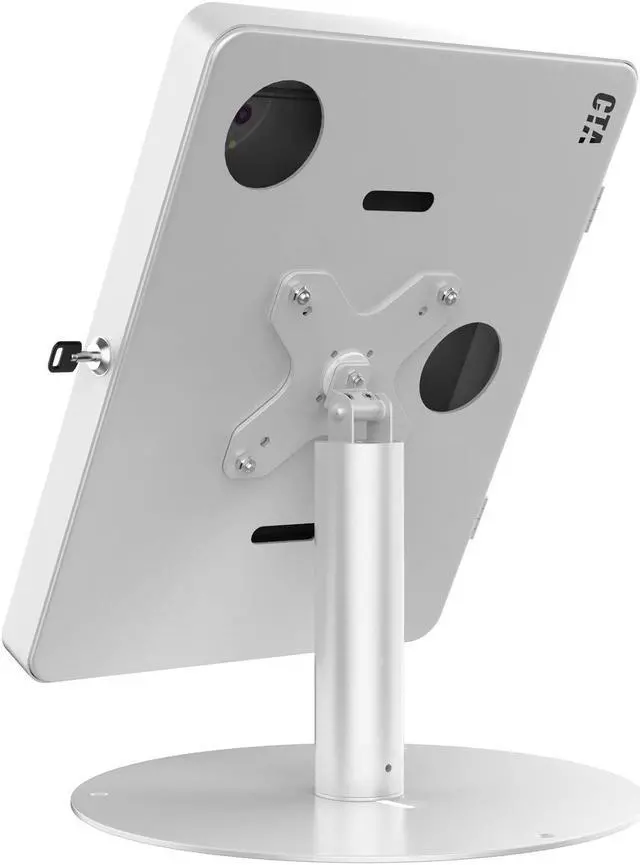 Alt view image 17 of 17 - CTA Digital Hyperflex Security Kiosk Stand for Tablets WHITE PADHSKSW