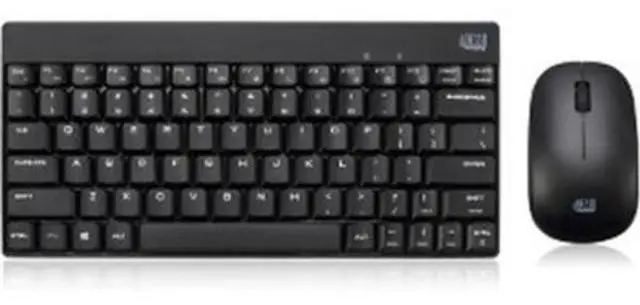 Alt view image 10 of 11 - ADESSO WKB-1100CB 2.4GHZ WIRELESS MINI KEYBOARD & MOUSE COMBO