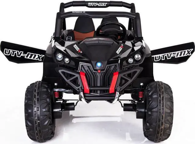 Alt view image 3 of 5 - Mini Moto Utv 4X4 12V Black (2.4Ghz Rc)