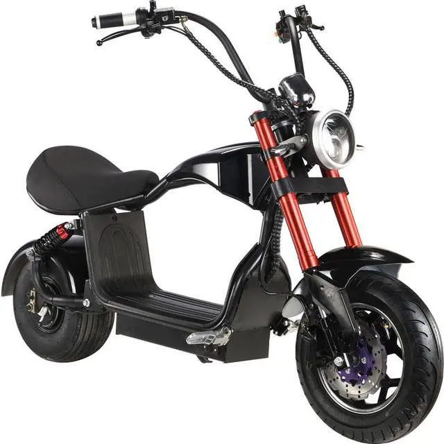 Alt view image 8 of 14 - MotoTec Mini Lowboy 48v 800w Lithium Scooter Black