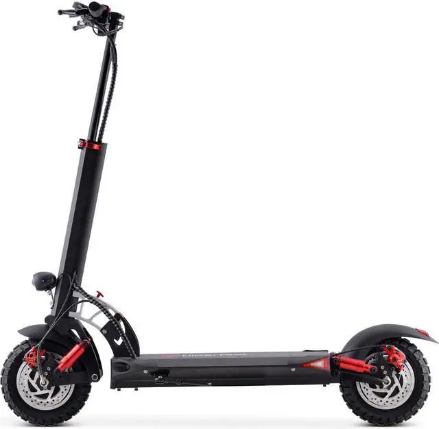 Alt view image 7 of 14 - MotoTec Thor 60v 2400w Lithium Electric Scooter Black