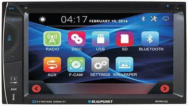 Alt view image 7 of 8 - Blaupunkt D.Din 6.2" Touchscreen AM/FM/DVD