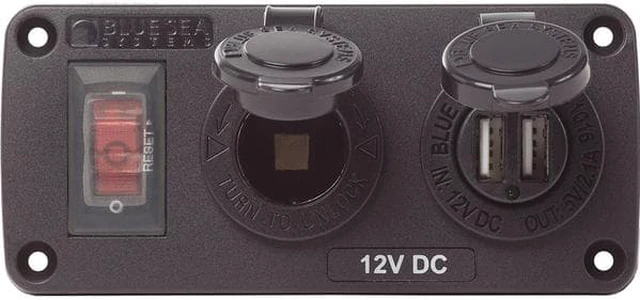 Alt view image 6 of 6 - Exterior Panel, 12VDC Socket & USB