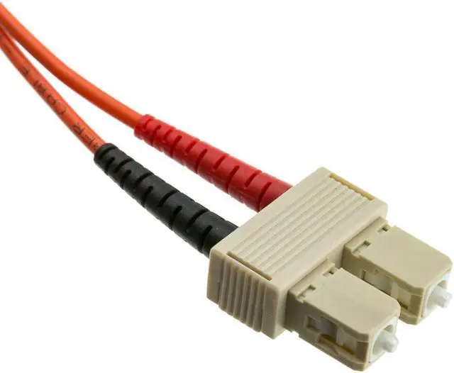 Alt view image 2 of 5 - Fiber Optic Cable, 1 Meter (3 feet) SC to SC Subscriber Connector Duplex 62.5/125 OM1 Multi-Mode Fiber Optic SC/SC Optical Connection Cable