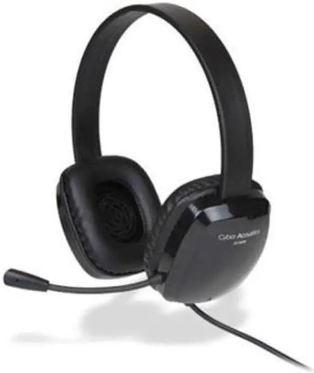 Alt view image 6 of 6 - Cyber Acoustics Stereo Headset W/ Single Plug