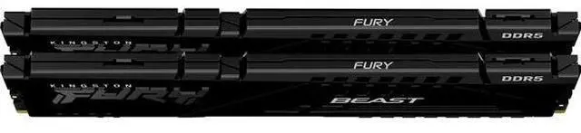 Alt view image 4 of 19 - Kingston FURY Beast 64GB (2 x 32GB) 288-Pin PC RAM DDR5 5200 (PC5 41600) Memory (Desktop Memory) Model KF552C40BBK2-64