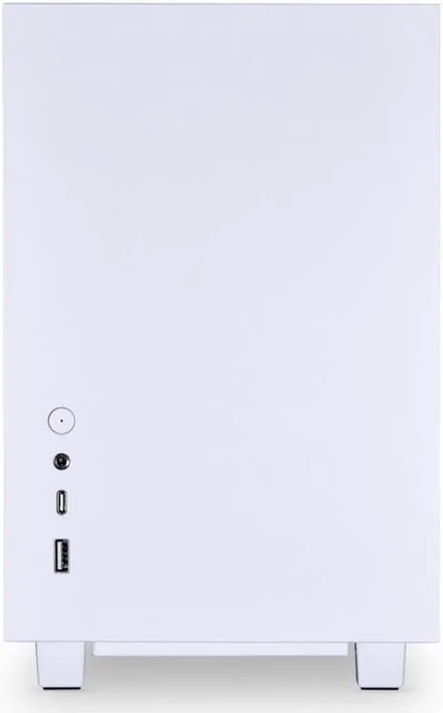 Alt view image 13 of 13 - LIAN LI Q58 White Color  SPCC / Aluminum / Tempered Glass  Mini Tower Computer Case , PCI4.0 Riser Card Cable Included ---Q58W4