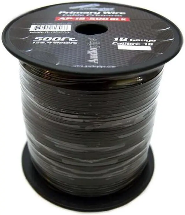 Alt view image 7 of 8 - NIPPON AP18500BK REMOTE WIRE AUDIOPIPE 18GA 500' BLACK