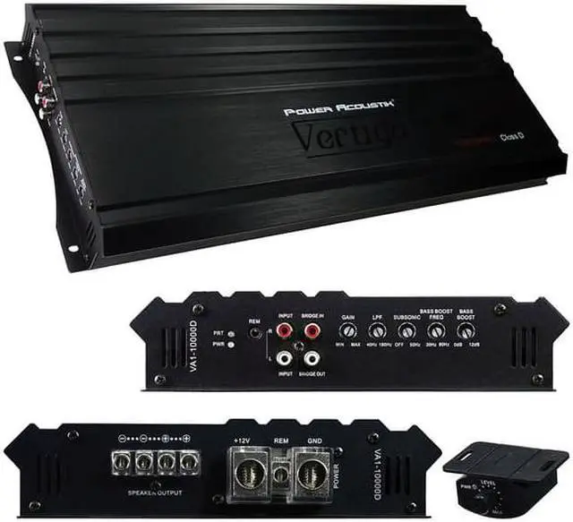 Alt view image 5 of 8 - Power Acoustik Monoblock Amplifier, 1600W Max