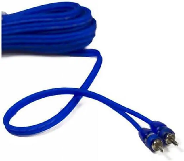 Alt view image 3 of 4 - Stinger 6ft Blue Comp Series Twisted Rca