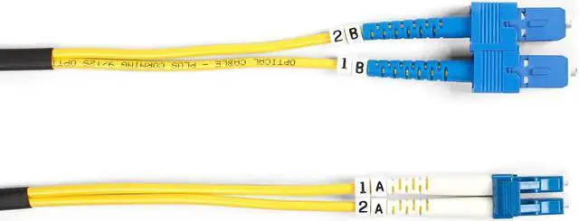Alt view image 5 of 5 - Black Box Single-Mode Value Line Patch Cable, SC-LC, 1-m (3.2-ft.)