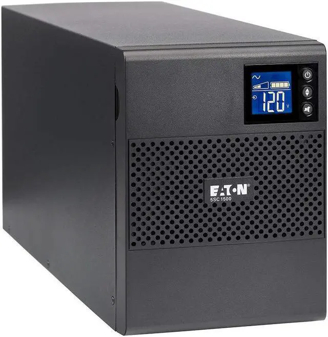 Alt view image 8 of 15 - Eaton 5SC1500 5SC UPS 1500 VA 1080 Watt 120V Line-Interactive Battery Backup Tower USB - Tower - 5 Minute Stand-by - 110 V AC Input - 8 x NEMA 5-15R -