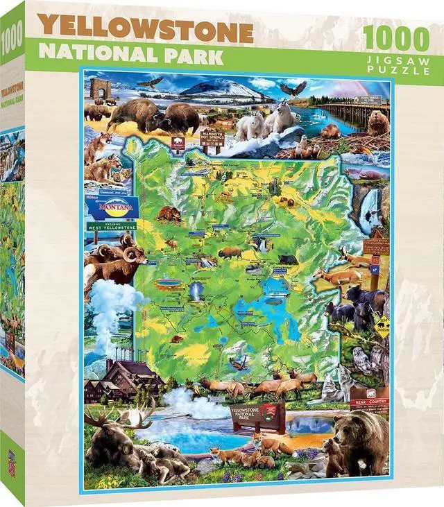 Main image of Yellowstone National Park 1000 Piece Jigsaw Puzzle