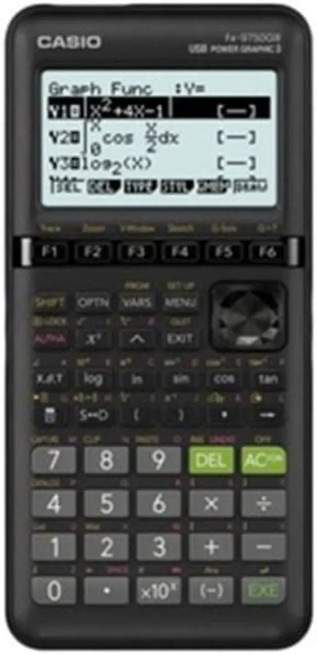 Alt view image 12 of 16 - Casio FX-9750GIII Graphing Calculator Black