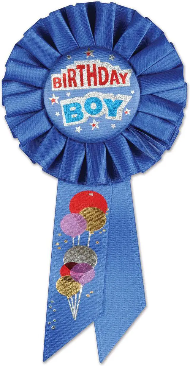 Alt view image 2 of 2 - Birthday Boy Rosette