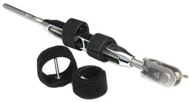 Alt view image 8 of 8 - C. Sherman Johnson Wrap Pins Velcro Pin Locking Devices f/Open Body Turnbuckles 5/16" & 3/8" - 2-Pack
