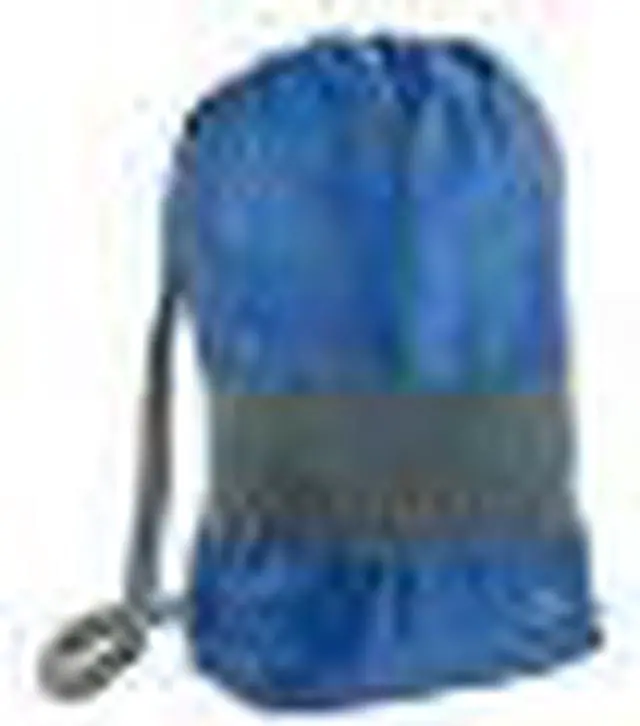 Alt view image 12 of 13 - Travelon Lightweight Nylon and Mesh Drawstring Storage Travel Laundry Bag Blue