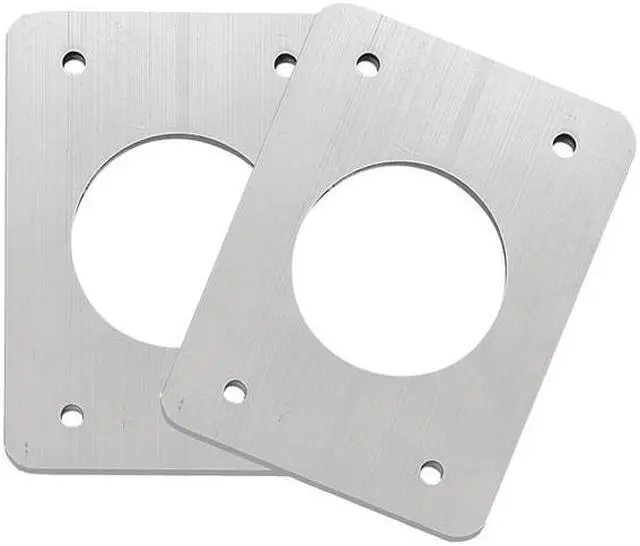 Alt view image 6 of 8 - Taco Backing Plates For Grand Slam Outriggers Anodized Alum - BP-150BSY-320-1