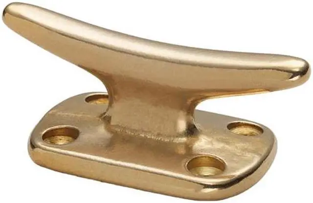 Main image of Whitecap Fender Cleat - Polished Brass - 2"