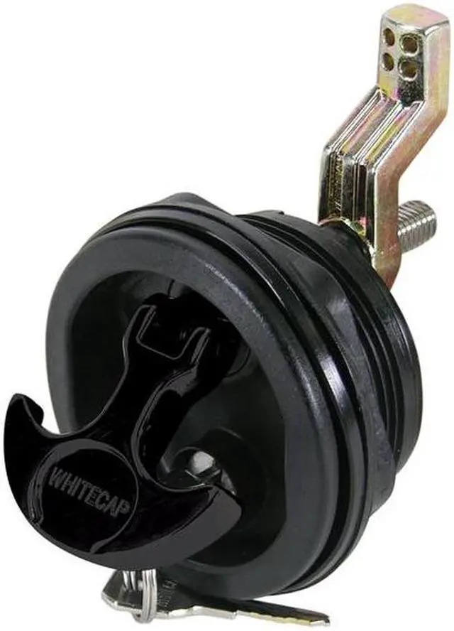 Alt view image 7 of 9 - WHITECAP T-HANDLE LATCH BLACK/BLACK NYLON LOCKING