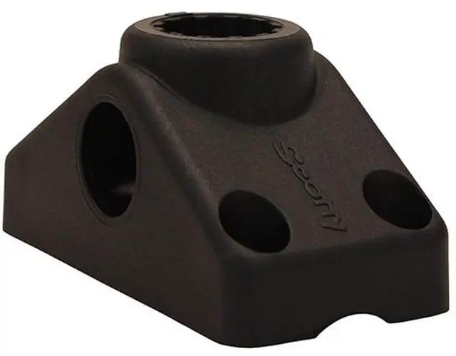 Alt view image 12 of 12 - SCOTTY SIDE/DECK MOUNTING BRACKET BLACK 241-BK