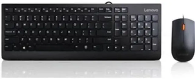 Alt view image 5 of 6 - Lenovo 300 USB Combo Keyboard & Mouse - US English