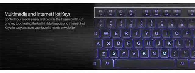 Alt view image 20 of 20 - ADESSO AKB-139EB ADESSO 2X LARGE PRINT , ON AND OFF ILLIMINATED BACKLIGHT USB KEYBOARD, INTERNE