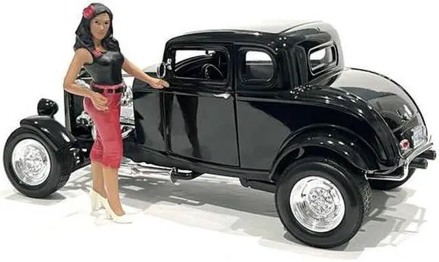 Alt view image 2 of 9 - "Pin-Up Girls" Carroll Figure For 1/24 Scale Models By American Diorama