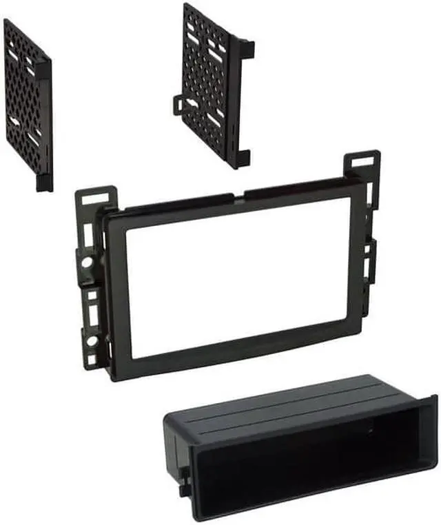 Alt view image 4 of 9 - American International GMK351 2004-12 Gm Single Iso With Pocket Or Double Din Install Kit