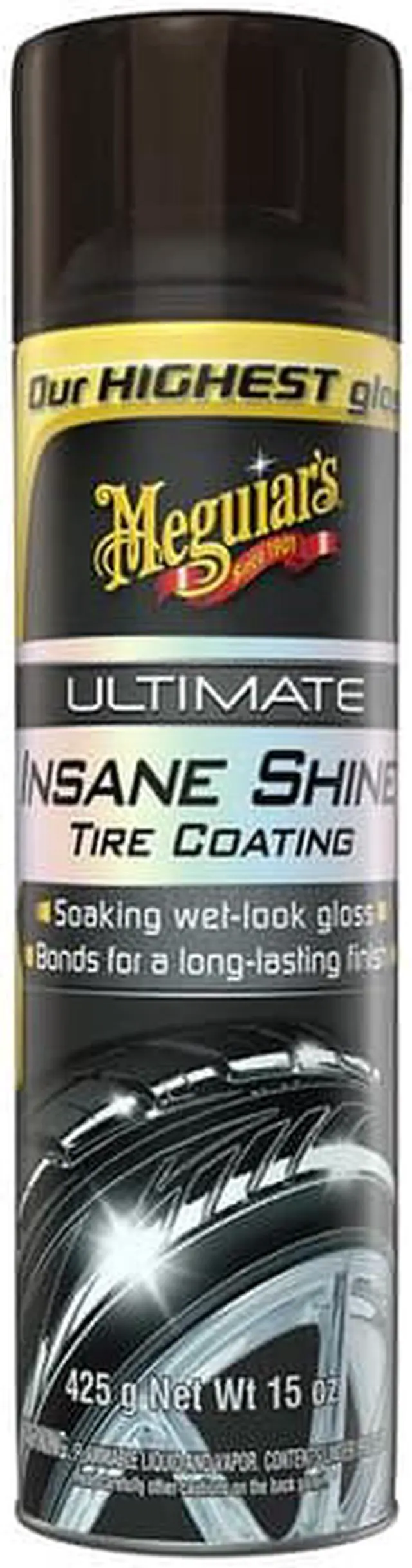 Alt view image 7 of 7 - Meguiar's Ultimate Insane Shine™ Tire Coating - 15oz.