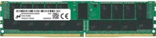 Main image of Micron MTA36ASF4G72PZ-3G2R 32GB DDR4 SDRAM Memory Module - For Server, Workstation - 32 GB (1 x 32GB) - DDR4-3200/PC4-25600 DDR4 SDRAM - 3200 MHz Dual-rank Memory - CL22 - 1.20 V - Registered -288-pin