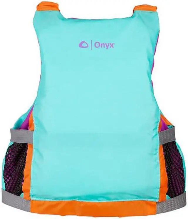 Alt view image 4 of 8 - ONYX YOUTH UNIVERSAL PADDLE VEST AQUA