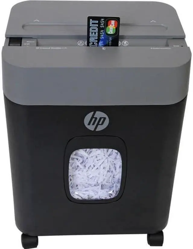 Alt view image 11 of 11 - Royal CC8 Paper Shredder - Cross Cut - 8 Per Pass - for shredding Paper, Staples, Credit Card, Envelope, Envelope - 8.75" Throat - 2 Minute Run Time - 30 Minute Cool Down Time - 3.40 gal Wastebin