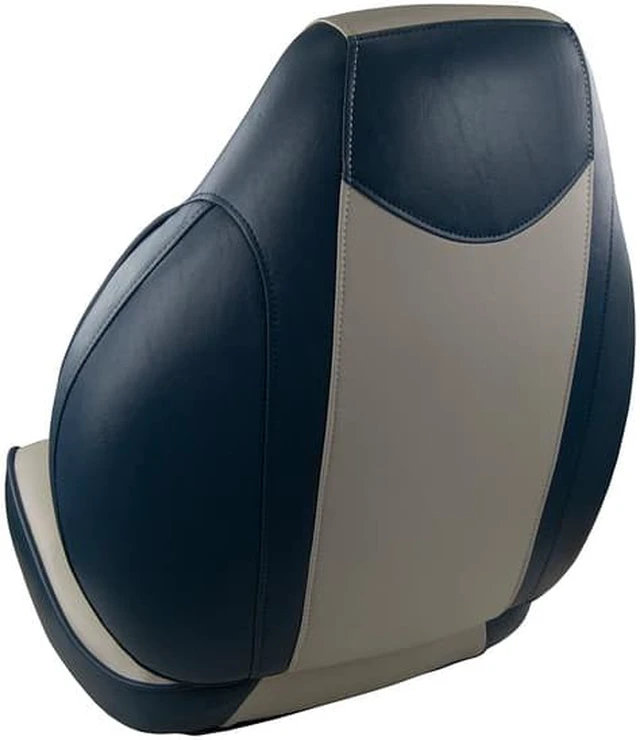 Alt view image 8 of 14 - Springfield Marine 1780238 Deluxe Fish Pro High Back Seat - Blue/Grey