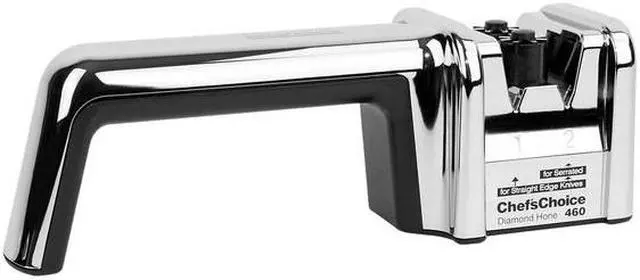 Alt view image 11 of 11 - Chef'sChoice MultiEdge Diamond Hone Manual Sharpener - Chrome